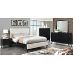 Fopp Mid-Century Modern 2-piece 6-Drawer Dresser and Mirror Set by Furniture of America