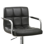 Upholstered Adjustable Retro Bar Stool