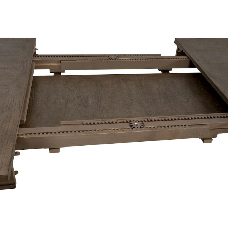 Americana Farmhouse Dusty Taupe Rectangular Leg Table
