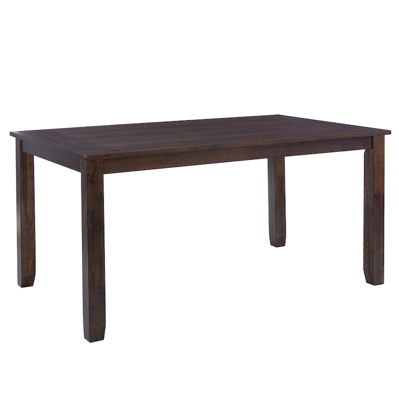 Stokes Brown Wooden 6-Piece Dining Set