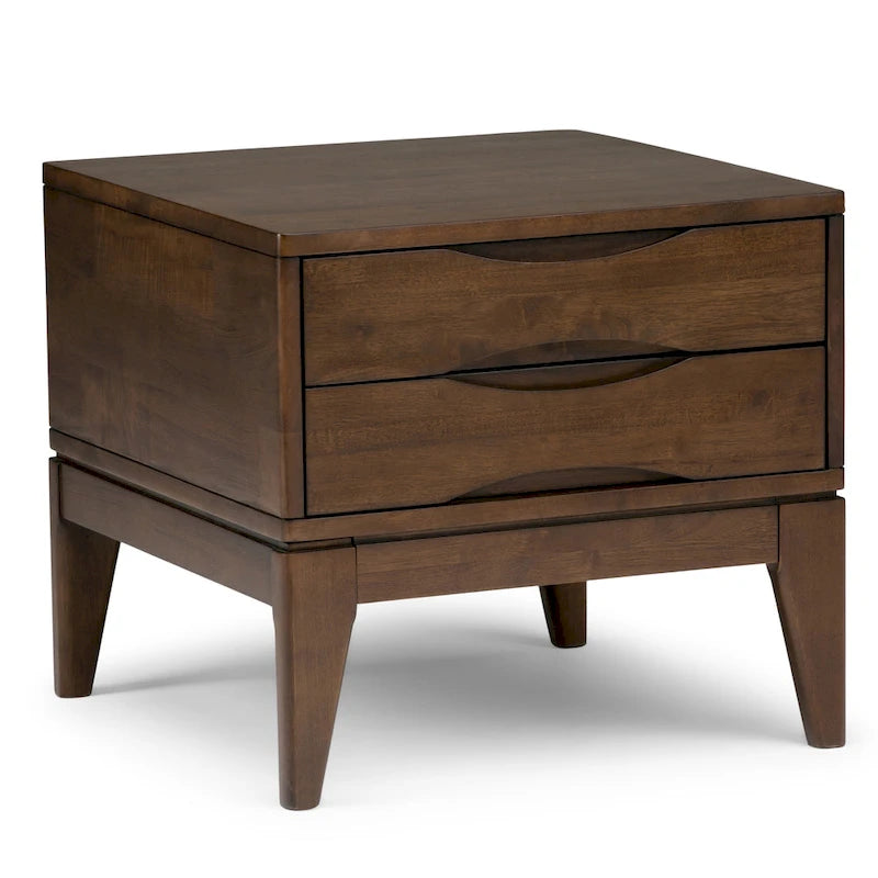 WYNDENHALL Pearson SOLID HARDWOOD 22 inch Wide Square End Side Table - 22 W x 22 D x 20 H