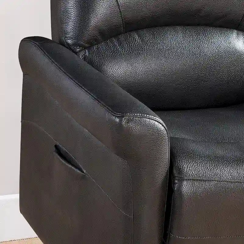 Colby Dark Charcoal Grey Reclining Power Lift Chair