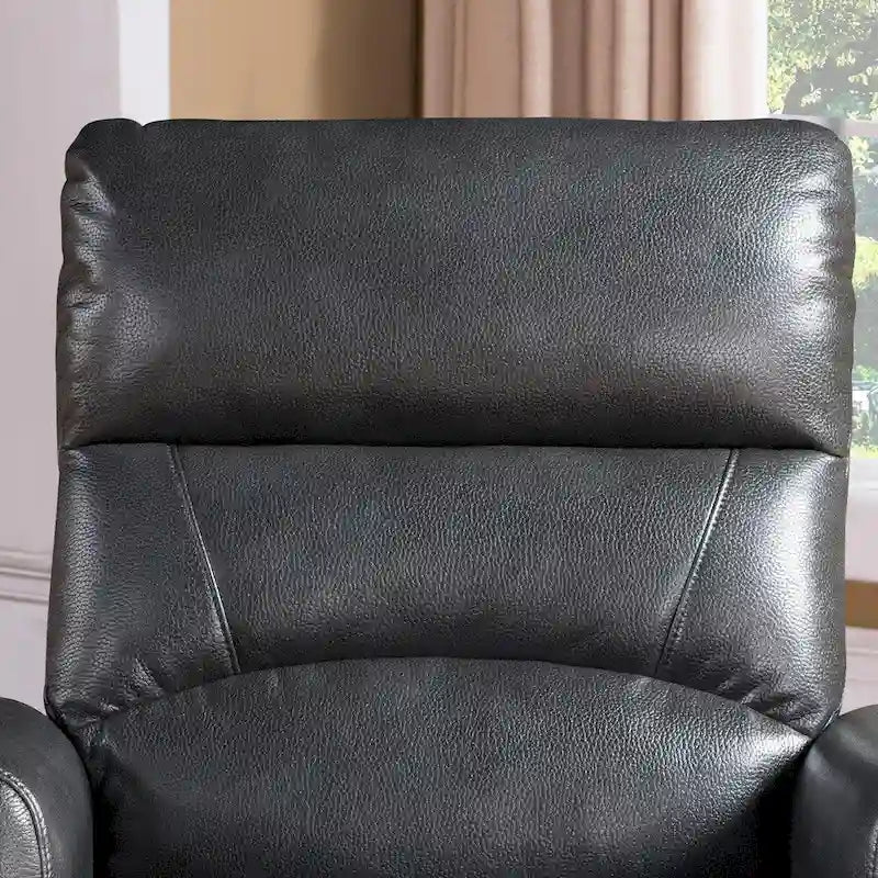 Colby Dark Charcoal Grey Reclining Power Lift Chair