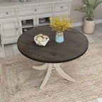 Joyfair Farmhouse White 47-inch Wood Dining Table