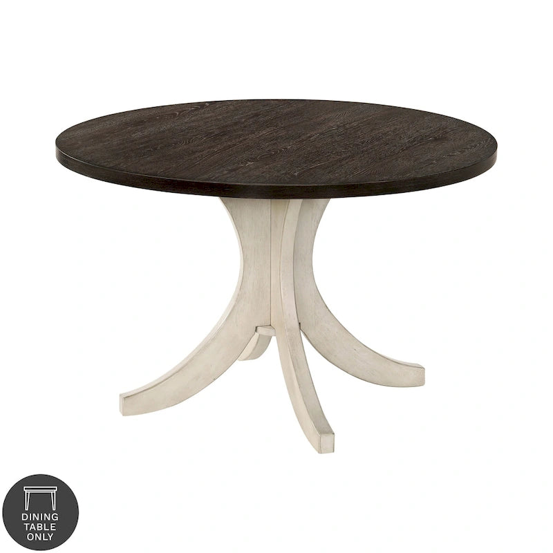 Joyfair Farmhouse White 47-inch Wood Dining Table