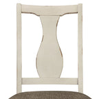 Merichleri Rustic Antique White Wood 5-Piece Counter Height Dining Set by Copper Grove