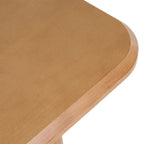 Modrest Rhea Modern 87  Natural Acacia Rectangular Dining Table - Beige