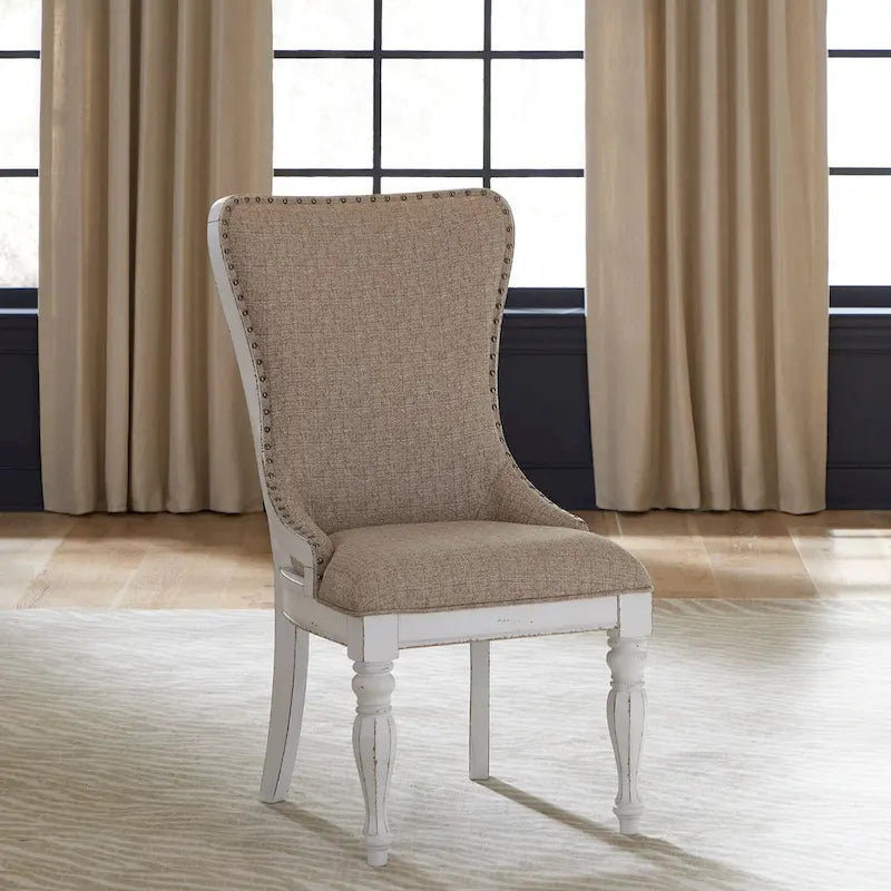  Upholstered Wing Back Side Chair (Set of 2)