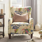 Palma 32  Floral Upholstered Arm Chair by Jennifer Taylor Home