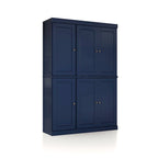 Palace Imports 100% Solid Wood China Pantry with Glass or Solid Wood Doors and 2-Drawers - 48.5  x 71.5
