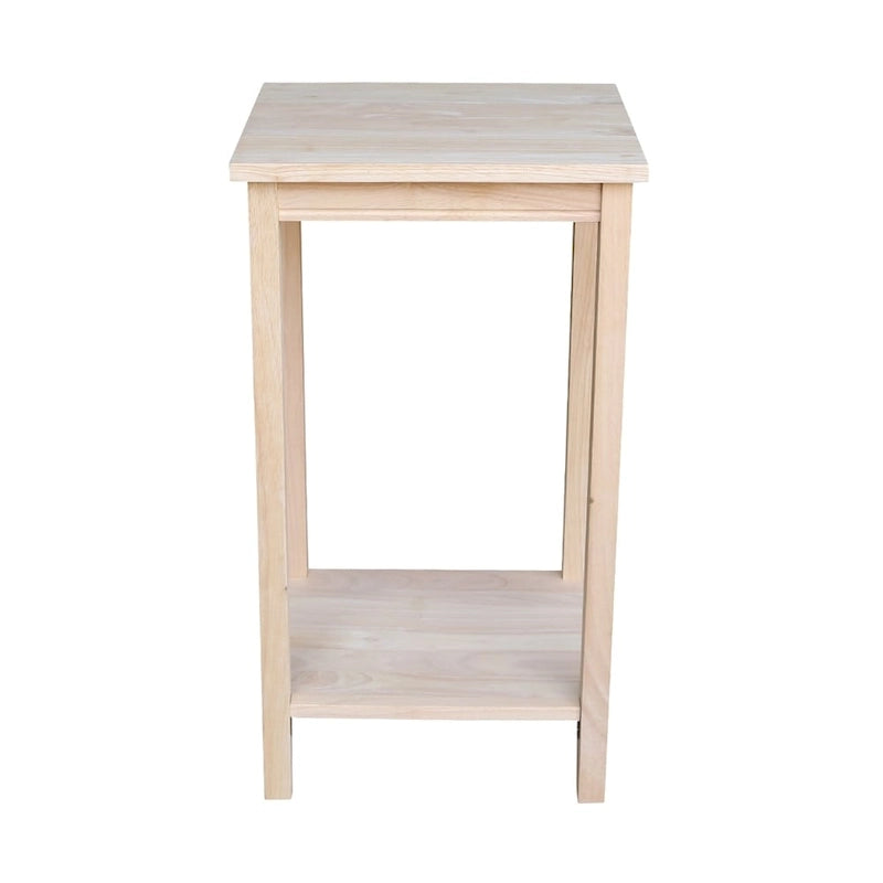 The Gray Barn Moonshine Unfinished Accent Table