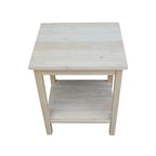 The Gray Barn Moonshine Unfinished Accent Table