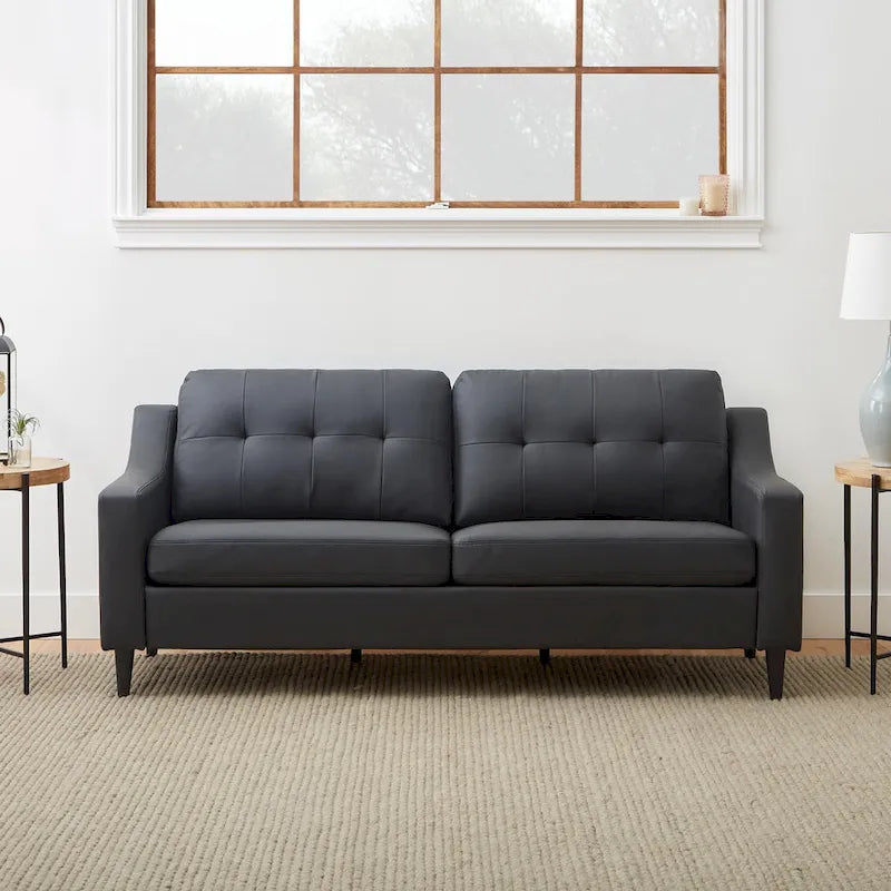 Brookside Ellen 75  Upholstered Scooped Arm Sofa
