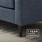 Brookside Ellen 75  Upholstered Scooped Arm Sofa