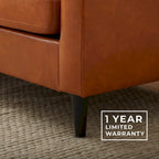 Brookside Ellen 75  Upholstered Scooped Arm Sofa