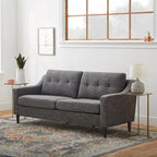 Brookside Ellen 75  Upholstered Scooped Arm Sofa