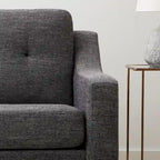Brookside Ellen 75  Upholstered Scooped Arm Sofa