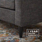 Brookside Ellen 75  Upholstered Scooped Arm Sofa