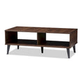 Mid-Century Modern Brown Coffee Table by