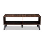 Mid-Century Modern Brown Coffee Table by