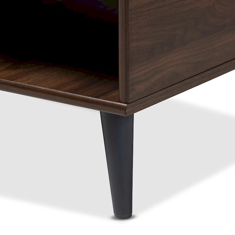 Mid-Century Modern Brown Coffee Table by