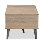 Mid-Century Modern Brown Coffee Table by