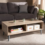 Mid-Century Modern Brown Coffee Table by