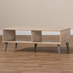 Mid-Century Modern Brown Coffee Table by
