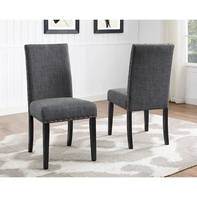 Roundhill Furniture Muzzi Contemporary 6-Piece Dining Set, Dining Table with 4 Stylish Chairs and a Bench