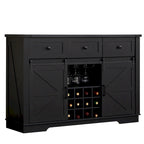 Ukuowu Farmhouse Buffet Cabinet with Storage for Kitchen, Dining Room, Reclaimed Barnwood