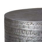 WYNDENHALL Jean 15  Wide Tribal Pattern Metal Accent Table & Assembled - 15 w x 15  d x 20  h