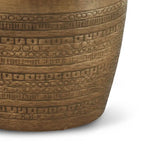 WYNDENHALL Jean 15  Wide Tribal Pattern Metal Accent Table & Assembled - 15 w x 15  d x 20  h
