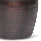 WYNDENHALL Jean 15  Wide Tribal Pattern Metal Accent Table & Assembled - 15 w x 15  d x 20  h