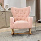 Tufted Rocking Chair Single Sofa Accent Rocker