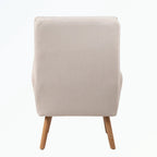 Accent Chair with Ottoman Set, with Adjustable Backrest