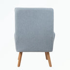 Accent Chair with Ottoman Set, with Adjustable Backrest