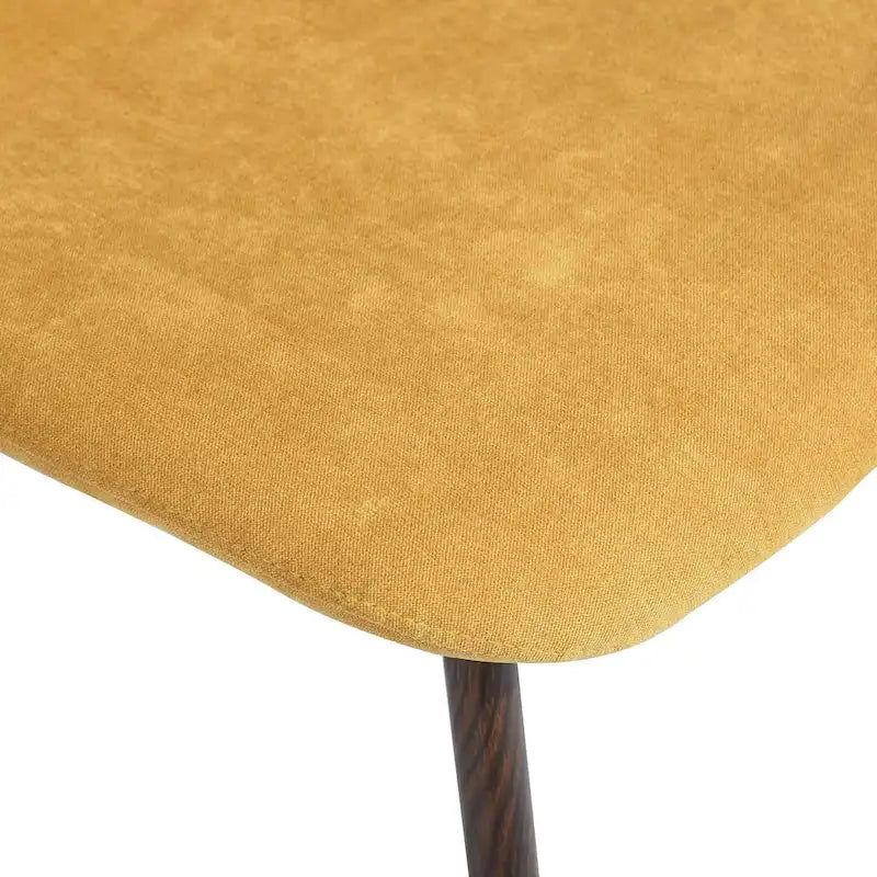 HomyLin Dining Chair Set of 4 Upholstered Fabric Low Back Armless