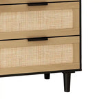 6 drawers Rattan dresser Rattan Drawer, Bedroom,Living Room