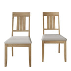 CraftPorch Classic Wooden Dining Chairs (Set of 2) - N/A