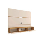 Mid Century Modern Wood 62.99 In. Floating Living Room Entertainment Furniture