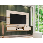 Mid Century Modern Wood 62.99 In. Floating Living Room Entertainment Furniture
