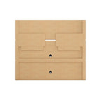 Mid Century Modern Wood 62.99 In. Floating Living Room Entertainment Furniture