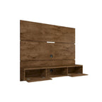Mid Century Modern Wood 62.99 In. Floating Living Room Entertainment Furniture