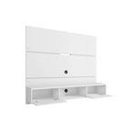 Mid Century Modern Wood 62.99 In. Floating Living Room Entertainment Furniture