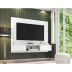 Mid Century Modern Wood 62.99 In. Floating Living Room Entertainment Furniture