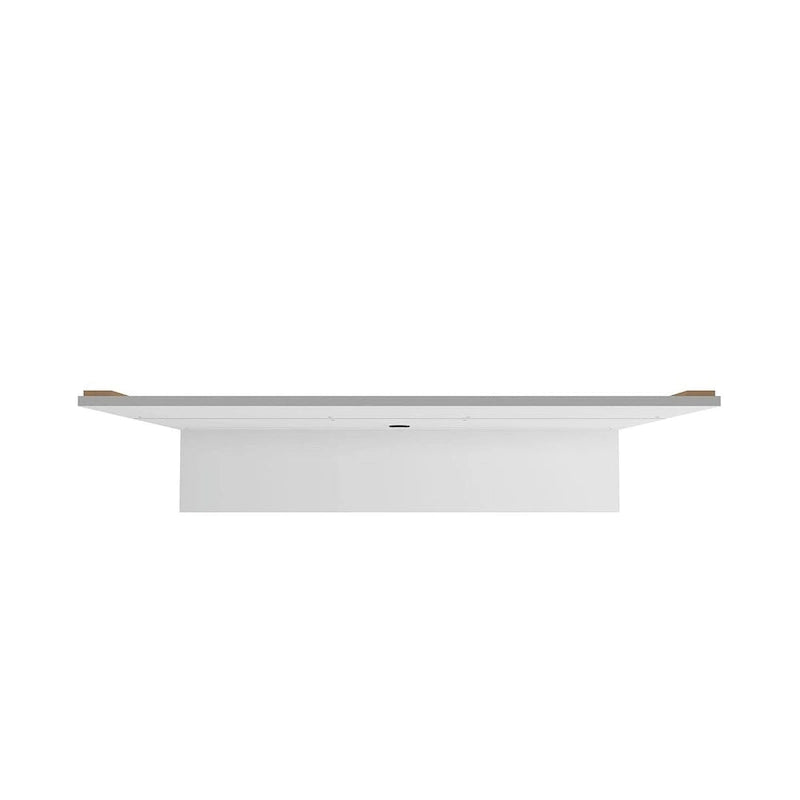Mid Century Modern Wood 62.99 In. Floating Living Room Entertainment Furniture