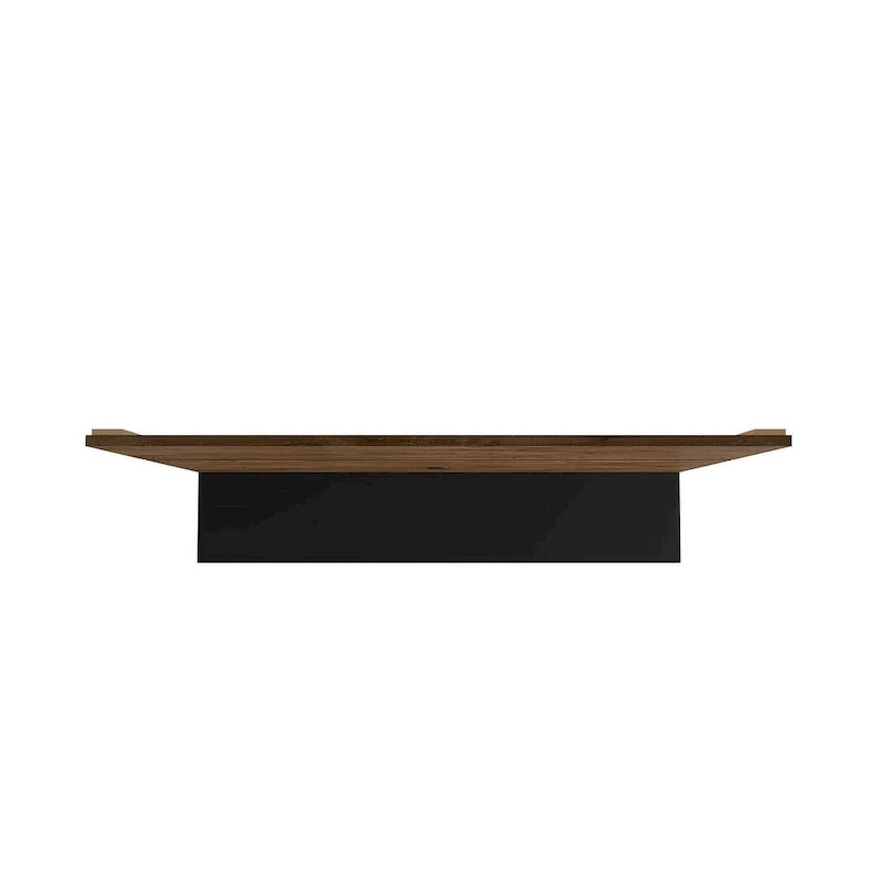 Mid Century Modern Wood 62.99 In. Floating Living Room Entertainment Furniture