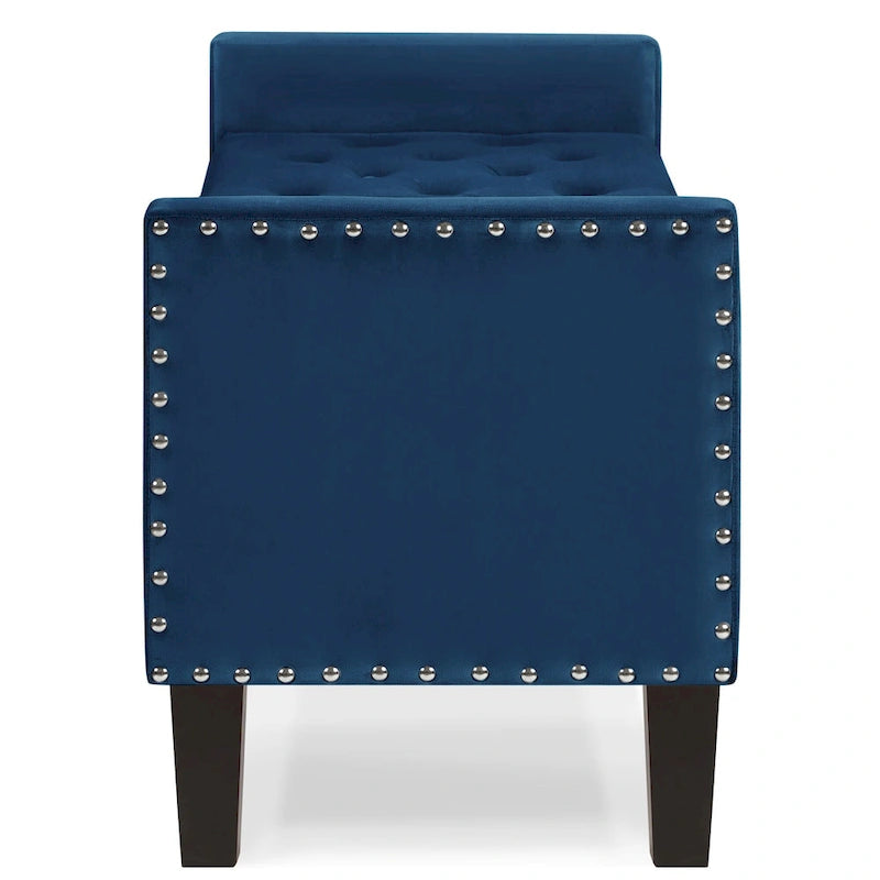 Entryway Living Room Soft Padded Seat with Armrest,Bed Bench