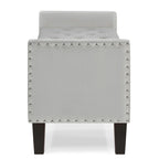 Entryway Living Room Soft Padded Seat with Armrest,Bed Bench