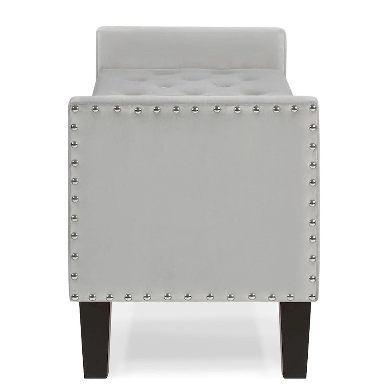 Entryway Living Room Soft Padded Seat with Armrest,Bed Bench